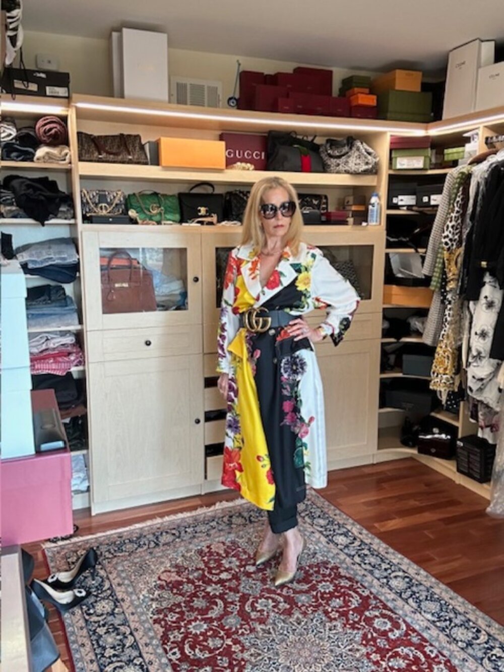 Oscar de la Renta Silk Size 12 Coat